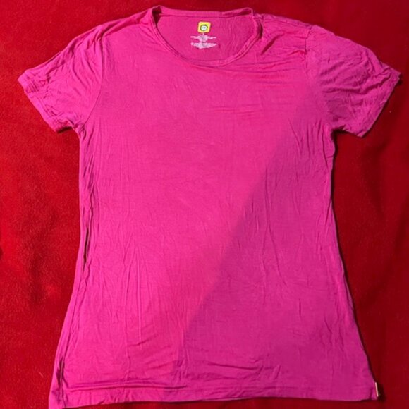 WonderWink Women’s Underscrub Tops Lot of 2 Pink Size L | Stretch Base layer  ga - Picture 2 of 4